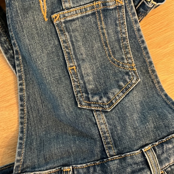Anthropologie Levi’s New Distressed Overalls XS - Picture 4 of 11